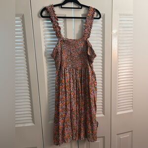 Terra & Sky Multicolor Floral Dress